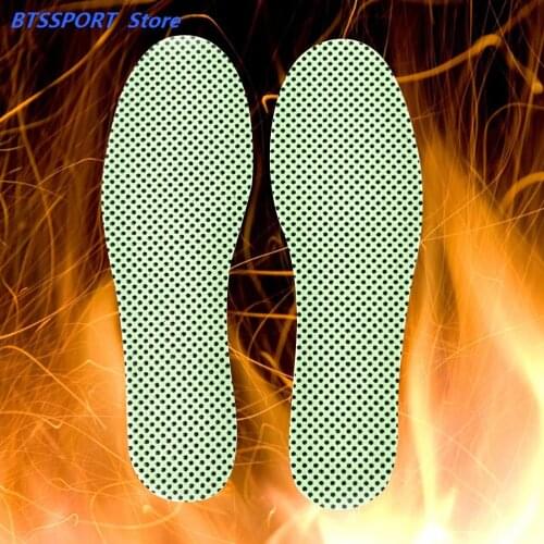 Natural Tourmaline Self-heating Insoles Warm Reflexology Insoles Winter Soles For Footwear Insoles Heated Self-heating Insoles