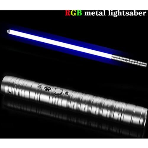 Lightsaber Toy Laser Brinquedos Light Saber Juguetes Sword Zabawki Kpop Lightstick Oyuncak RGB Flashing Metal Rave Weapon