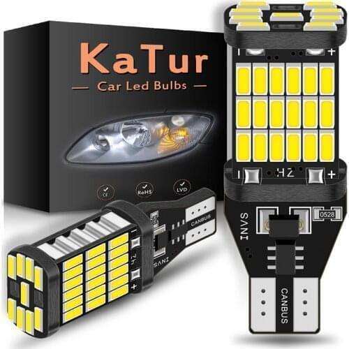 2Pcs 1200Lm T15 W16W LED Canbus Bulbs LED car Backup Reverse Light for BMW E60 E90 E91 Ford Fiesta Fusion Focus Mazda 3 5 6 CX-5