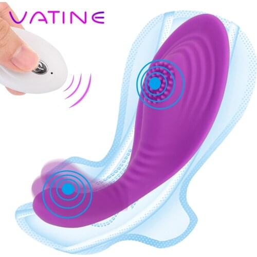 VATINE Wireless Remote Control Sex Toys for Women Clitoris Stimulator Invisible Vibratings 10 Speed Wearable Panty Vibrator