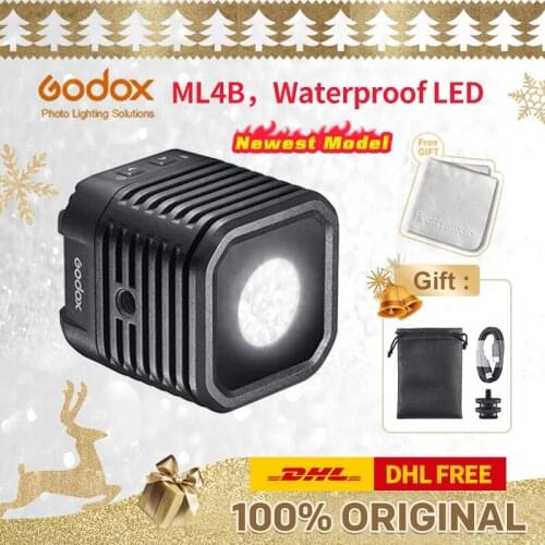 Godox WL4B 5600K Waterproof LED Light with Support Mobile APP