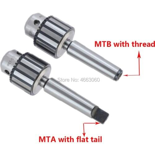 1set morse cone MT1 MT2 MT3 MT4 B10 B12 B16 B18 light Duty key Drill Chuck 0.6-6mm 1.5-13mm 1-10MM Taper Arbor CNC machine