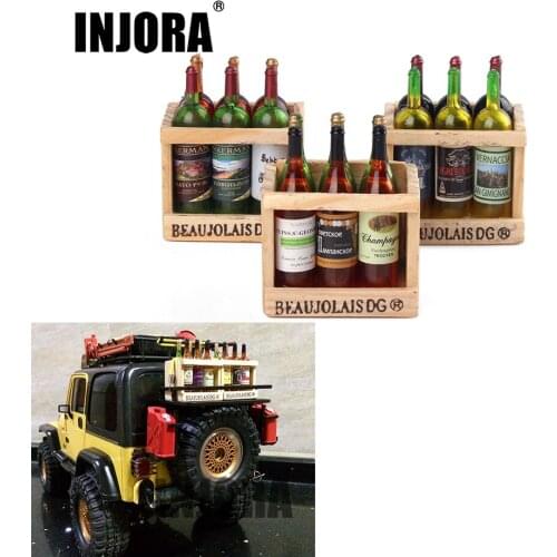 1PCS Mini Bottle & Tray Model Toys 1:10 RC Crawler Car Accessories for Traxxas TAMIYA CC01 Axial SCX10 90046 D90 D110 TF2