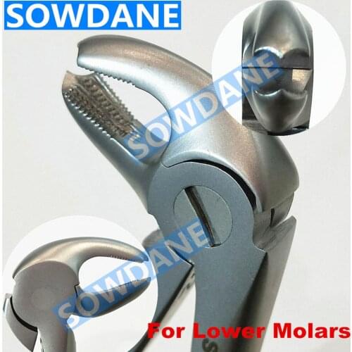 1 piece High Quality Stainless Steel Dental Adult Tooth Extraction Plier For Lower Molars Dental Orthodontic Surgery Forcep