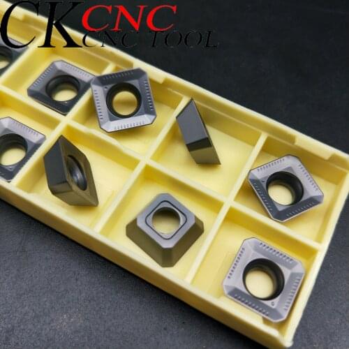 10pcs SEKT1204AFTN-XM LDA SEKT1204AFTN-XM LF6018 Carbide Insert Lathe Cutter Tool for Steel stainless steel cast iron