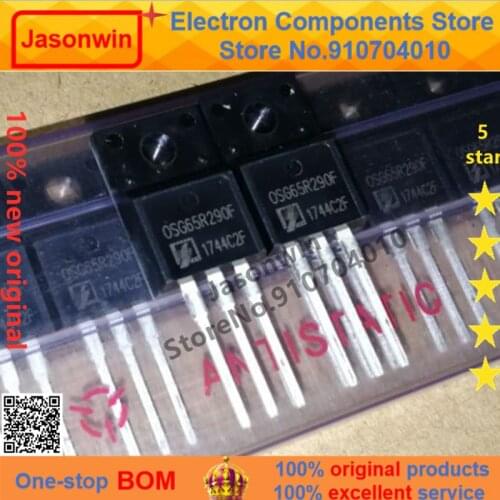 100% nuevo 50 unids/lote original MOS OSG65R290F 15A650V TO-220F OSG65R290FF Transistor