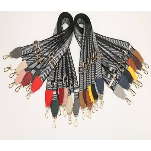 140cm Woven Bag Strap Womens Belt High Quality Accessories Handles Ornament Handbags Shoulder Nylon Cross Body Messenger Belt