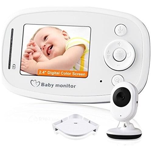 2.4 inch TFT LCD IR Night Vision Wireless Intercom Digital baby monitor