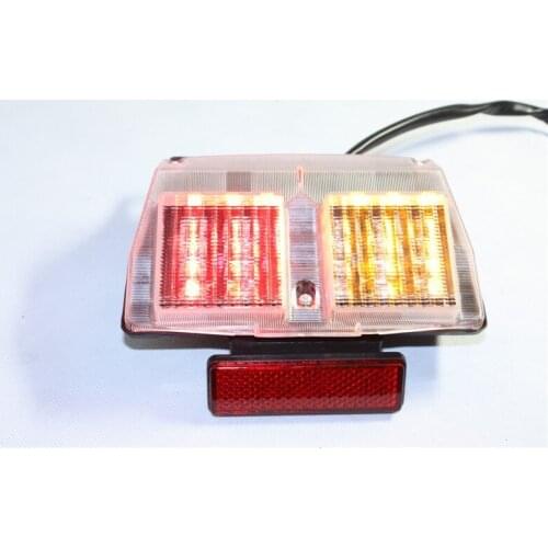 Aftermarket free shipping motorcycle parts Clear LED Tail Brake Light Turn Signals for Ducati 2002 2003 748 916 996 998