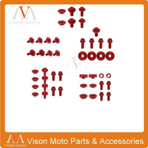 Motorcycle Accessories Front Rear Fender Seat Side Panels Radiator Shrouds Fork Guards Screw For Honda CRF250R CRF250X CRF450X