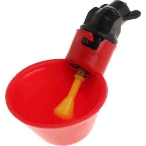 Automatic Chicken Waterer Parrot Drinking Bowl Water Feeder Poultry Drinking Cup For Birds
