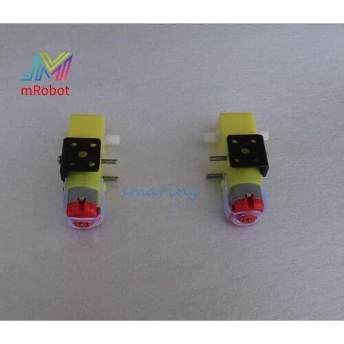 DC Mini Micro Metal Gear Motor with Bracket DC TT Motors for DIY Robotic Model