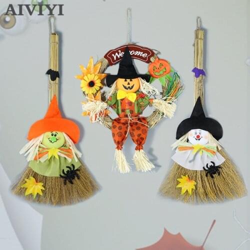 Foreign trade excellent decorative props Halloween decoration pumpkin scarecrow wreath festival bar mall KTV DIY decorative prop