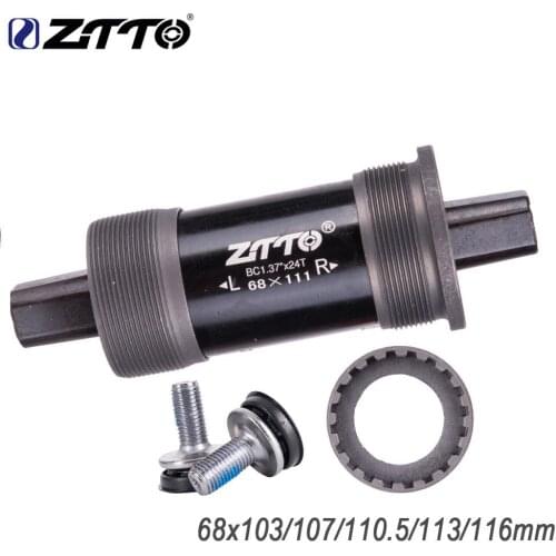 Square Taper Bottom Bracket Two Hole 68*110.5 113 118 121.5 with Waterproof Screw