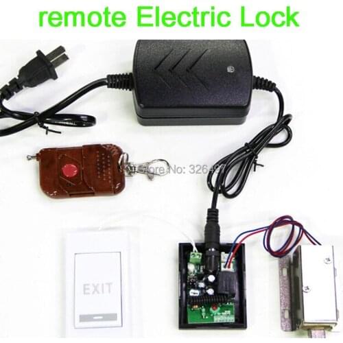 Mini Electric Lock Small Cabinet Lock Access control Lock for cabinet door with remote and power supply and exit button