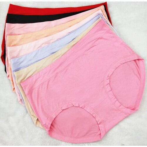 Cheap wholesale 10Pcs/lot Modal Soft Lingerie women underwears plus size 6XL big size womens panties briefs