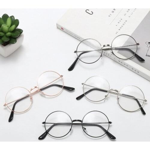 Retro Round Frame Anti-blue Radiation Glasses Ultralight Men Women Fashion Blue Light Blocking Glasses Eyewear Students