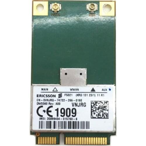 Genuine authentic Dell DW5560 N173 3G wireless card CN-0VNJRG MINI PCI-E