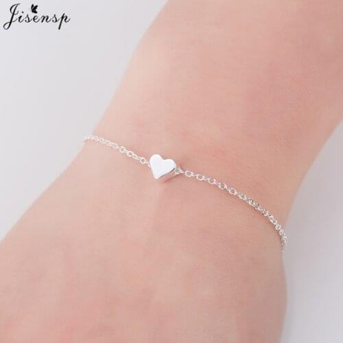 Simple Love Heart Charm Bracelets Bangles for Women Statement Jewelry Fashion Paw Scissor Infinity Bracelet Mothers Day Gift