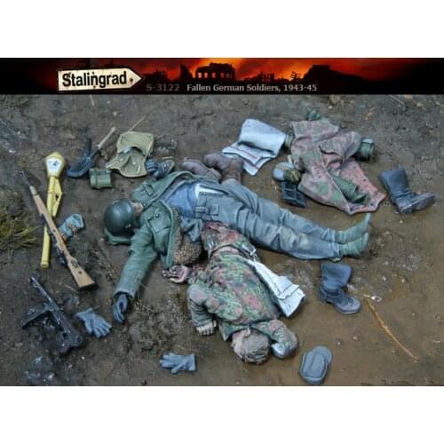Stalingrad S-3122 Fallen German Soldiers 1943-45 1/35 Resin Model Kit