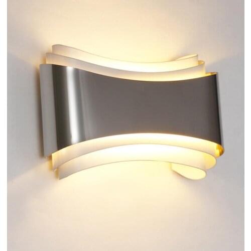 Wall Lamp Led Aluminum Outdoor Indoor Ip65 Up Down Stainless steel Acrylic Modern Home Stairs Bedroom Bedside Bathroom Light