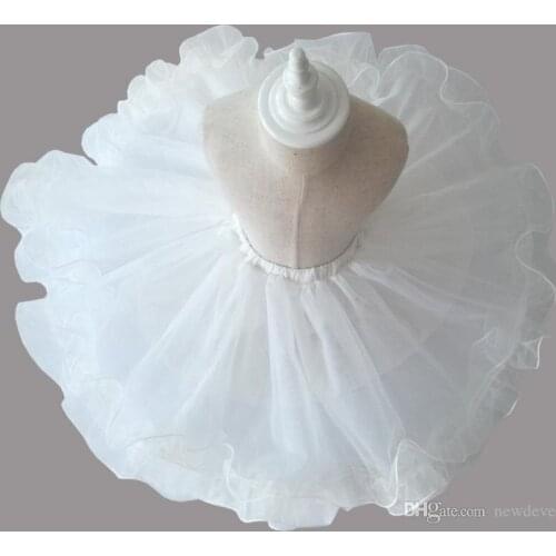 High Quality Short Children Petticoat Ball Gown Slip For Flower Girls White Kids' Dress Accessories Custom Made Free Shipping