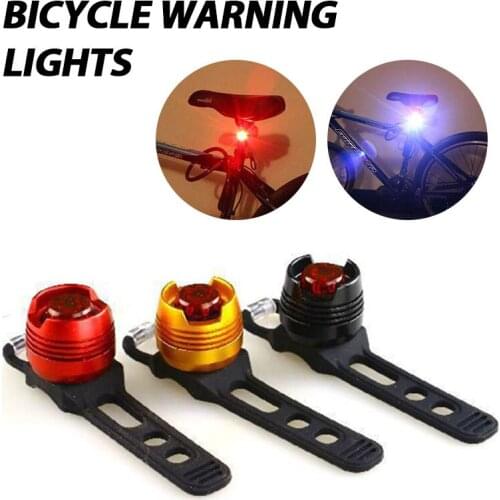Bicycle Taillight Accessories Aluminum Alloy Bicycle LED Light Tail Light Rear Warning Lamp Super Bright Bicycle Warning Lights