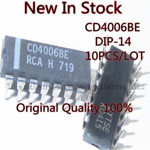 10PCS/LOT CD4006BE CD4006 DIP-14 Integrated circuit IC chip