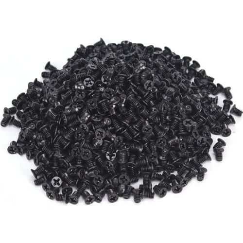 High Quality 100Pcs/lot 3.5" Hard Drive HDD Tray Computer Chassis Hard Disk Black Screw For PC Wholesale