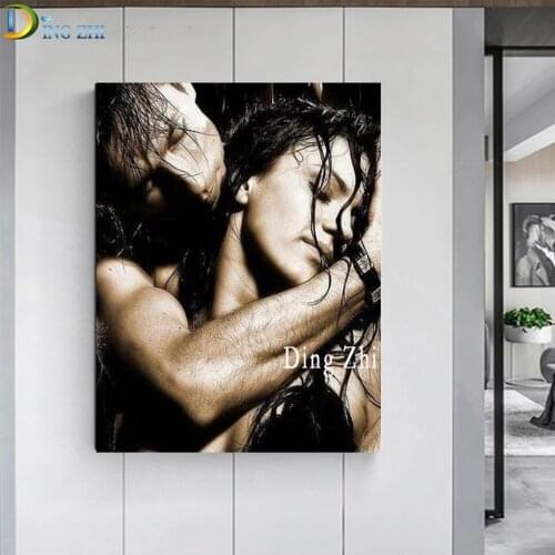5D DIY Diamond Painting Full Square/Round Diamond Embroidery Couple Hugging Cross Stitch Mosaic Nordic High Quality Portrait Kit