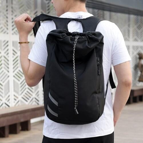 JODIMITTYMen Basketball Backpack School Bags For Balls Soccer Drawstring Mash Fitness Bucket Bag Outdoor Sports bag 2020