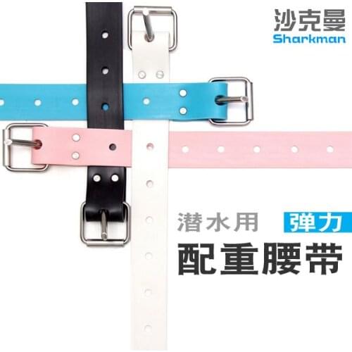 Free diving counterweight belt, counterweight belt, standard length, stretch elasticity