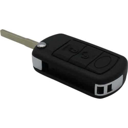 Car Key Fob Case for Land Rover Range Rover 2005-2011 3 Buttons BTN Remote Key Fob Case