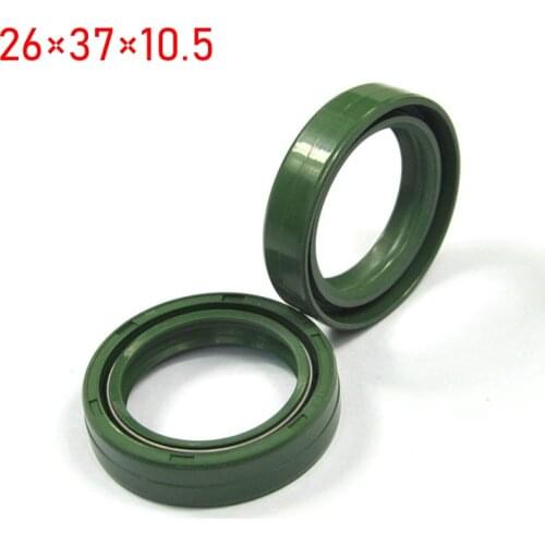 26*37*10.5 Motorcycle Front Fork Damper Oil Seals for Suzuki DS80 JR80 TTR90 TTR90E GT50 OR50 RM50 RM60 Yamaha PW80 Y-Zinger