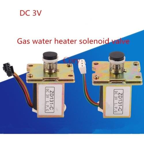 1PC DC 3V Self-Suction Universal Gas Solenoid Electromagnet Valve ZD131-C for Water Heater