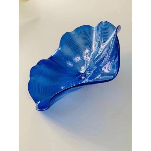 Custom Made Blown Glass Wall Plates CE UL Certificate Chinese Wall Art Living Room Stair Wall Art Decorative