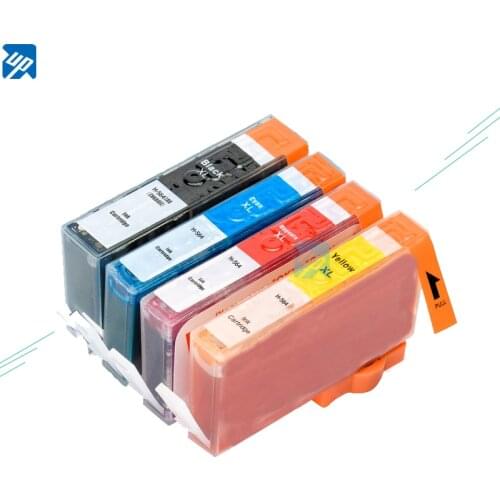 UP brand 4x Ink cartridge Compatible for HP 564XL 564 for HP B010 B109 B209 B110 B210 B8550 C309 C310a C410 C510 printer
