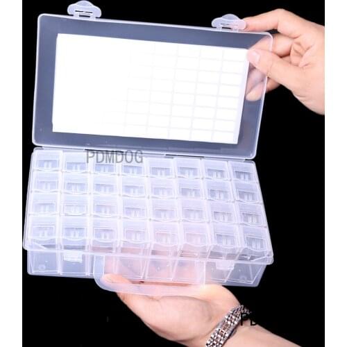 5D Diamond Painting Accessories Boxes 32 Girds Portable Storage Cases DIY Diamond Embroidery Tools Kits Beads Storage Container