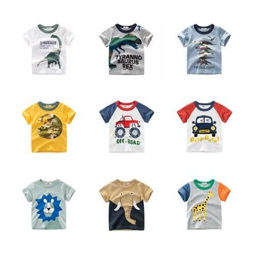 New Summer Boys Cartoon Shirt Blue 3D Printed Girls Streetwear Children Kids Clothes Baby Funny T-shirt O-Neck