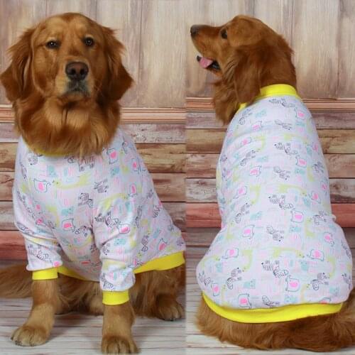 New big dog clothes spring and summer clothes pure cotton Labrador Husky large and medium-sized dog clothes dog coat