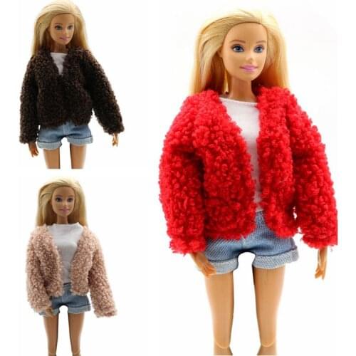 1/6 BJD Doll Clothes Fashion Winter Coats Outfits For Barbie Clothes Jacket 11.5" Dolls Playhouse Accessories Toys Cosplay Gifts
