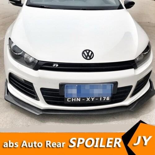 For VW Scirocco Front shovel Body kit spoiler 2006-2020 Scirocco R ABS Rear lip rear spoiler front Bumper Diffuser Protector
