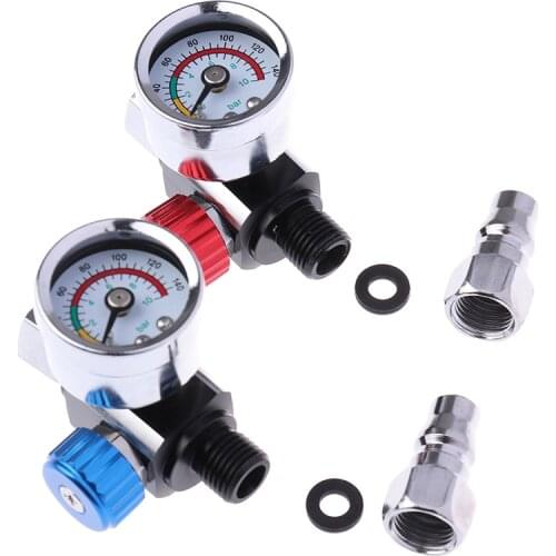 Spray Gun Adjust Air Pressure Regulator Gauge Car Auto Repair Painting Tool Spray Gun Accessories Pneumatic Gun Regulator