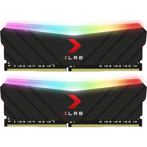 PNY RAM 8GB 16GB XLR8 Gaming Epic-X RGB DDR4 3200MHz Desktop Memory CAS Latency of 16, 1.35 Volts supports Intel XMP 2.0