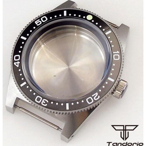 Fit NH35A NH36A New 62MAS Diving Automatic Watch Case 300M Water Proof Sapphire/Mineral Glass Rotating Bezel