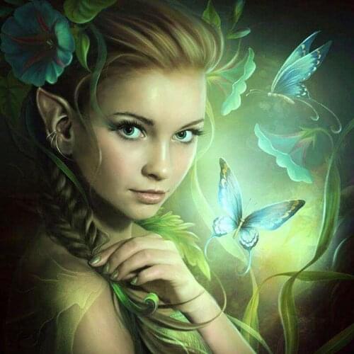 Full Diamond Painting Cross Stitch Round Diamond Mosaic Craft Diamond Embroidery 5D Diy Needlework Cartoon Women Painting