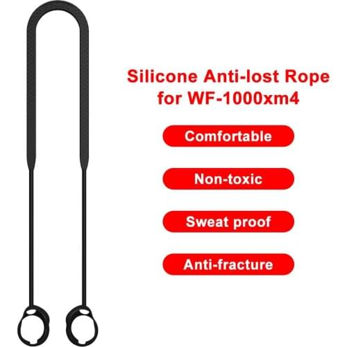 Anti-Lost Wireless Earphone Lanyard Silicone Lanyard Earphone Anti-Lost Rope Is Suitable For Sony Wf-1000xm4 Bluetooth Headset