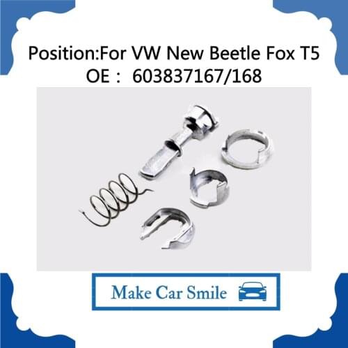 For VW New Beetle Fox T5 Transporter V Polo 9N Door Lock Cylinder Repair Kit. Long: 38.5mm 2/3 - Doors front left or right