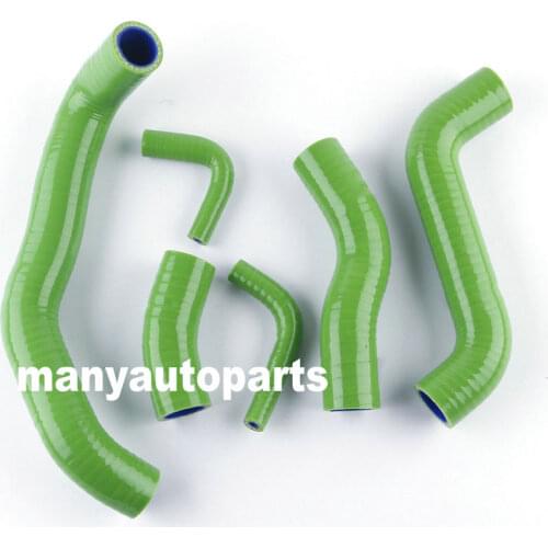 Silicone radiator GREEN hose for KAWASAKI ZRX1200R 2002-2007 02 03 04 05 06 07 2003 2004 2005 2006 2007