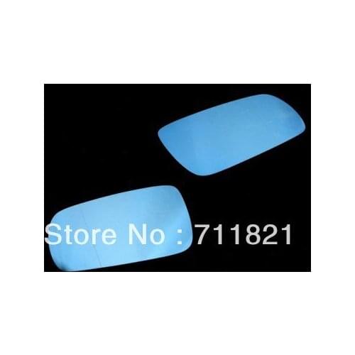 Blue Tinted Aspherical Side Mirror Glass 2 Side Split Angle For Volkswagen For VW Jetta Bora Golf MK4 Passat B5 B5.5